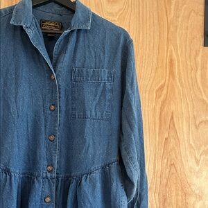 Vintage 90s Eddie Bauer denim Dress